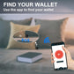 Anti-Lost Bluetooth Wallet Tracker & Finder GPS Position Locator Mens Slim Minimalist Trackable Cool Leather Wallet Credit Card Holder Gifts with Box