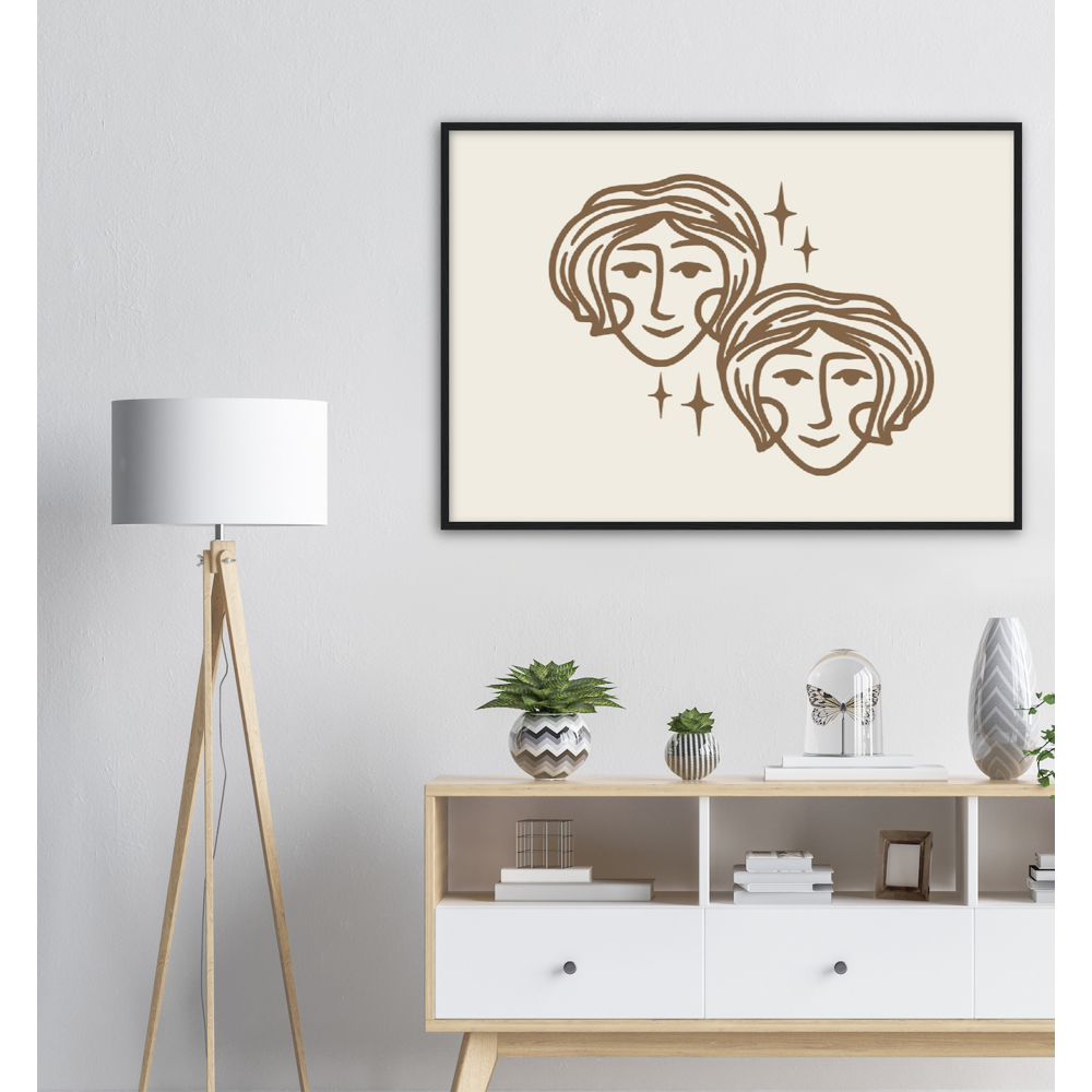 Premium Matte Paper Wooden Framed Poster